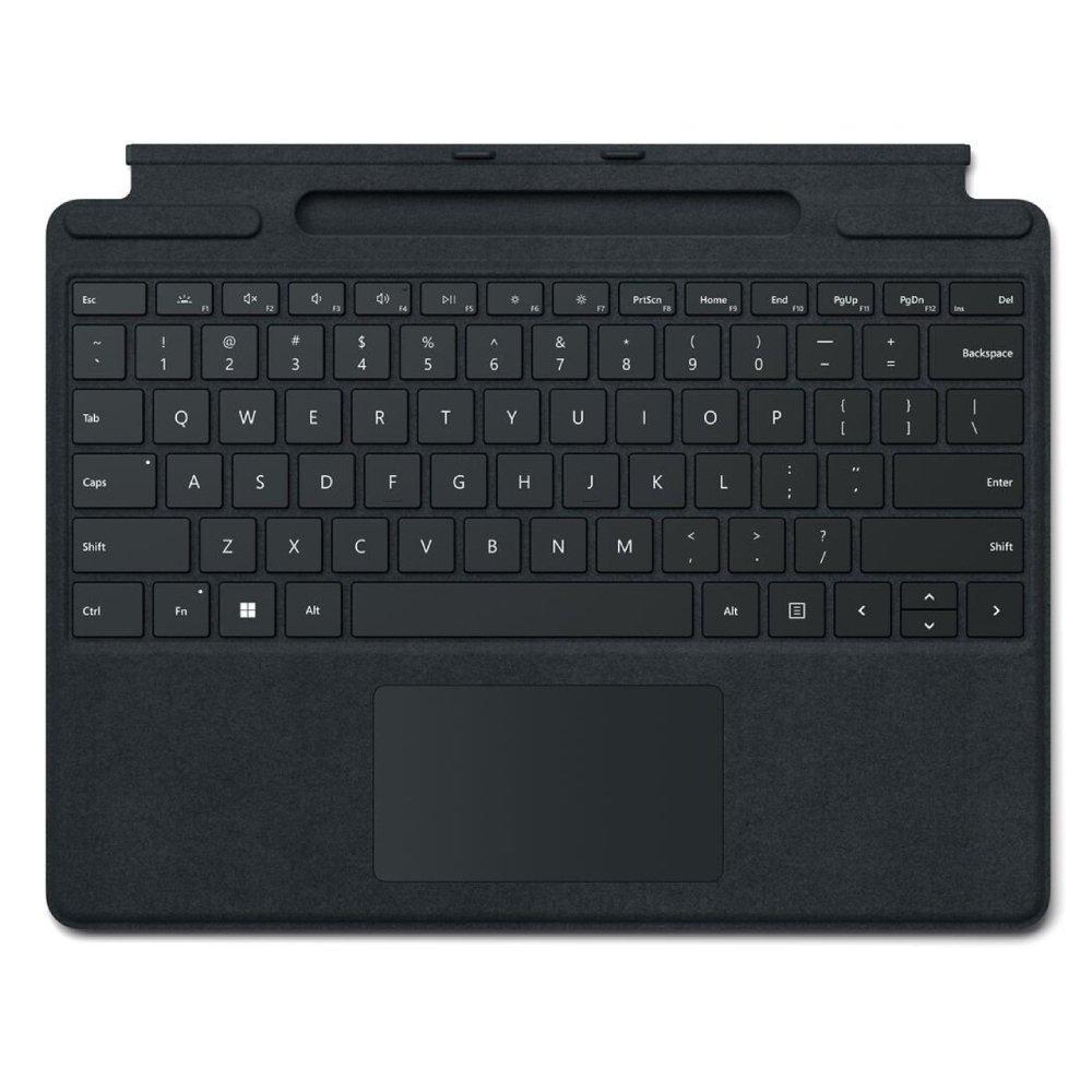 Buy Microsoft surface pro signature keyboard for pro 8, black (8xa-00014) in Saudi Arabia