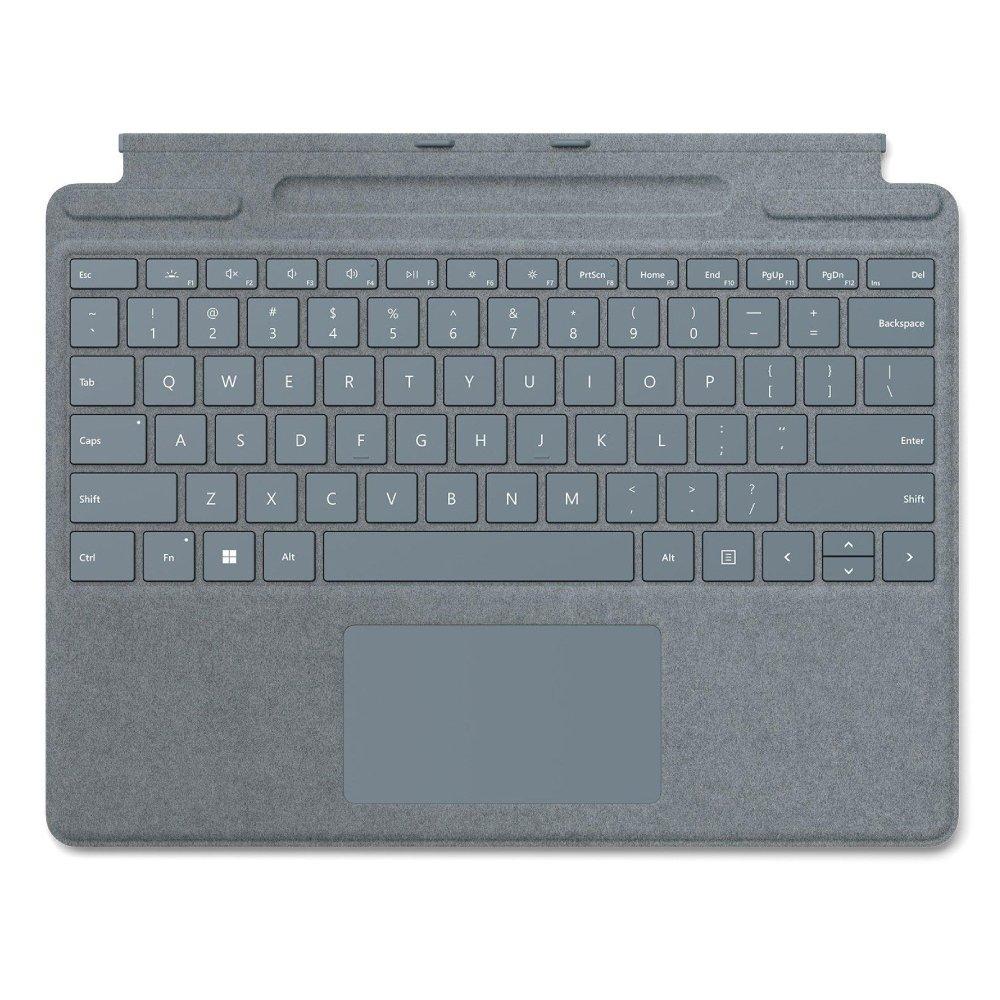 Buy Microsoft surface pro signature keyboard for pro 8, ice blue (8xa-00054) in Saudi Arabia