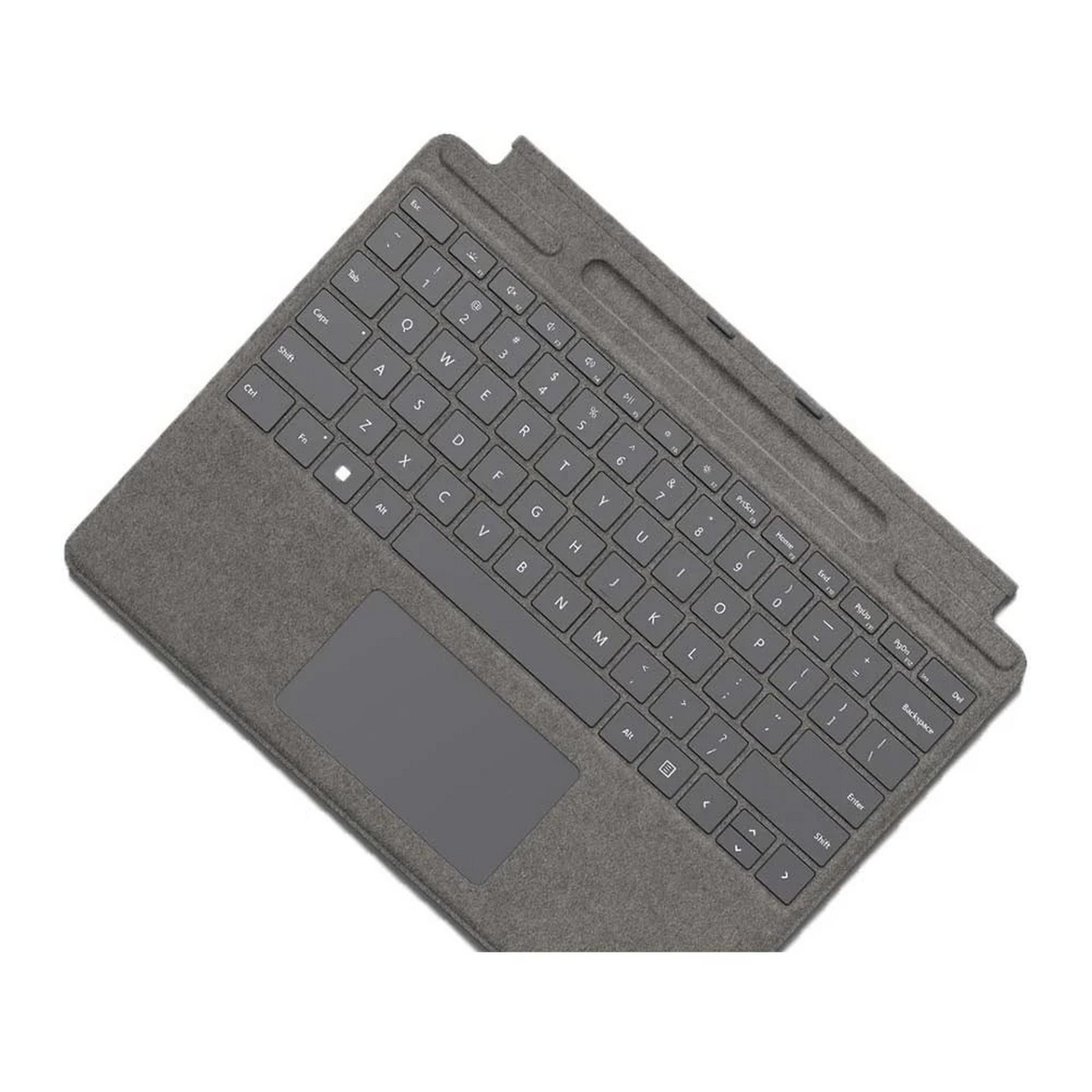 لوحة مفاتيح سيرفيس برو  مع قلم من مايكروسوفت - رمادي