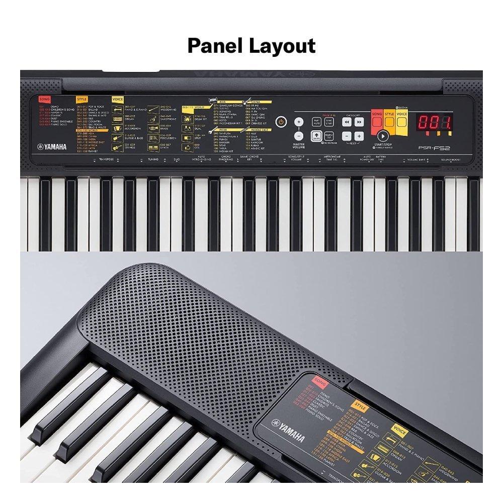 Yamaha Portable Keyboard 61 Keys (PSR-F52)