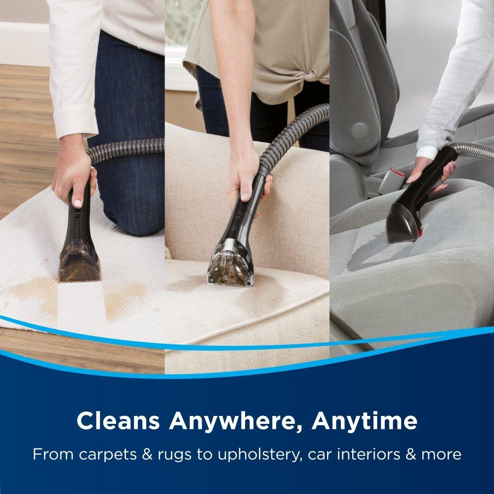 BISSELL | SpotClean PRO portable Carpet Cleaner, 750W, Dual Tank System, Black (1558E)