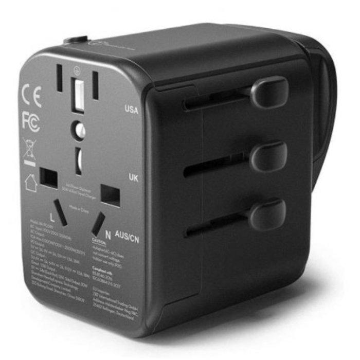 RAVPower 32W 4-Port Travel Charger - Black