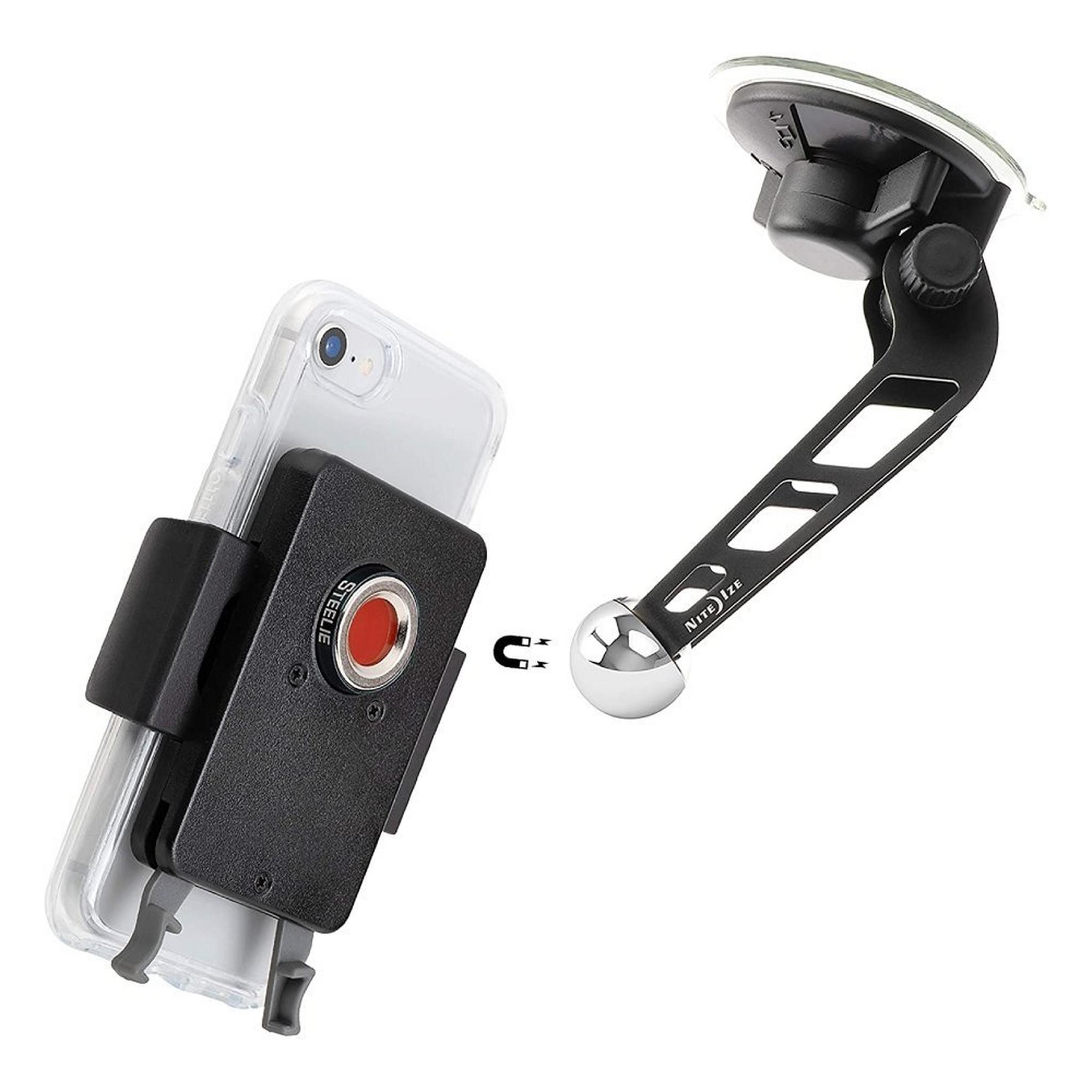 NiteIze Steelie® Squeeze™ Windshield Phone Grip Kit