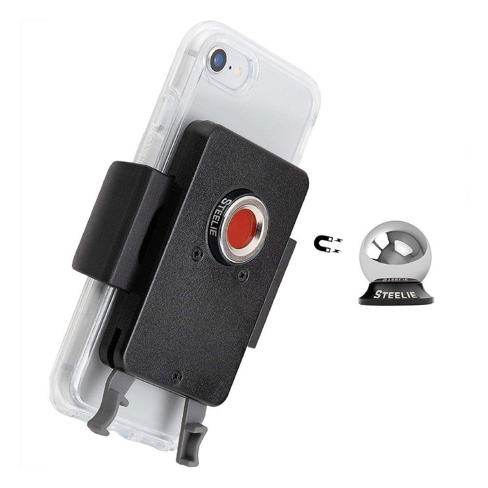 طقم حامل الهاتف نيتيز ستيل على الزجاج الأمامي بالضغط