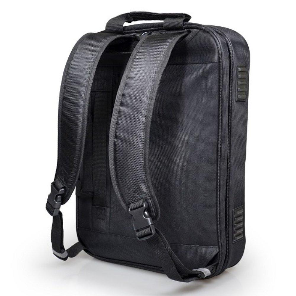 حقيبة لابتوب محمول وحقيبة ظهر بورت ديزاينز مانهاتن كومبو 15.6 بوصة | أسود