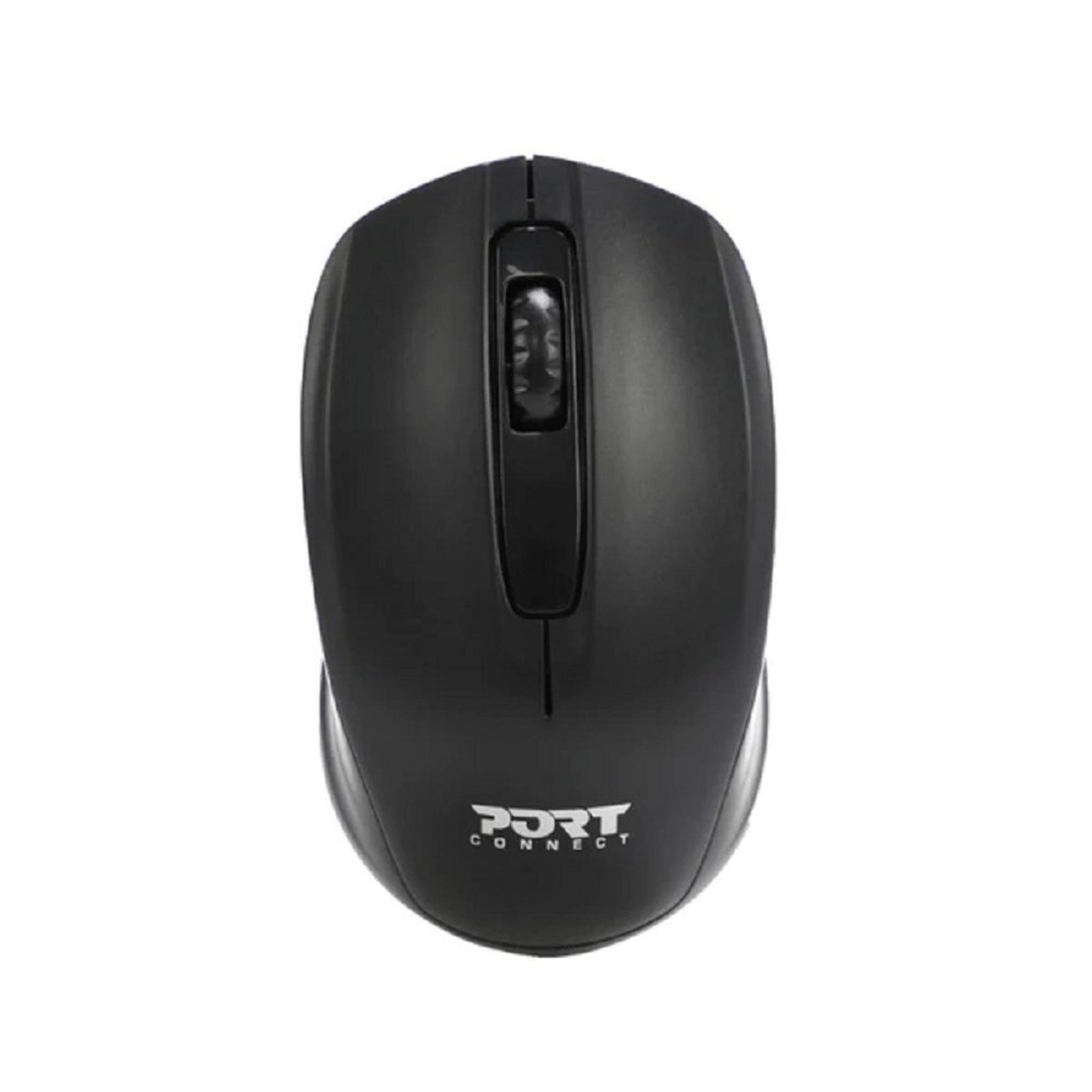 Port Connect Wireless Mouse - Black