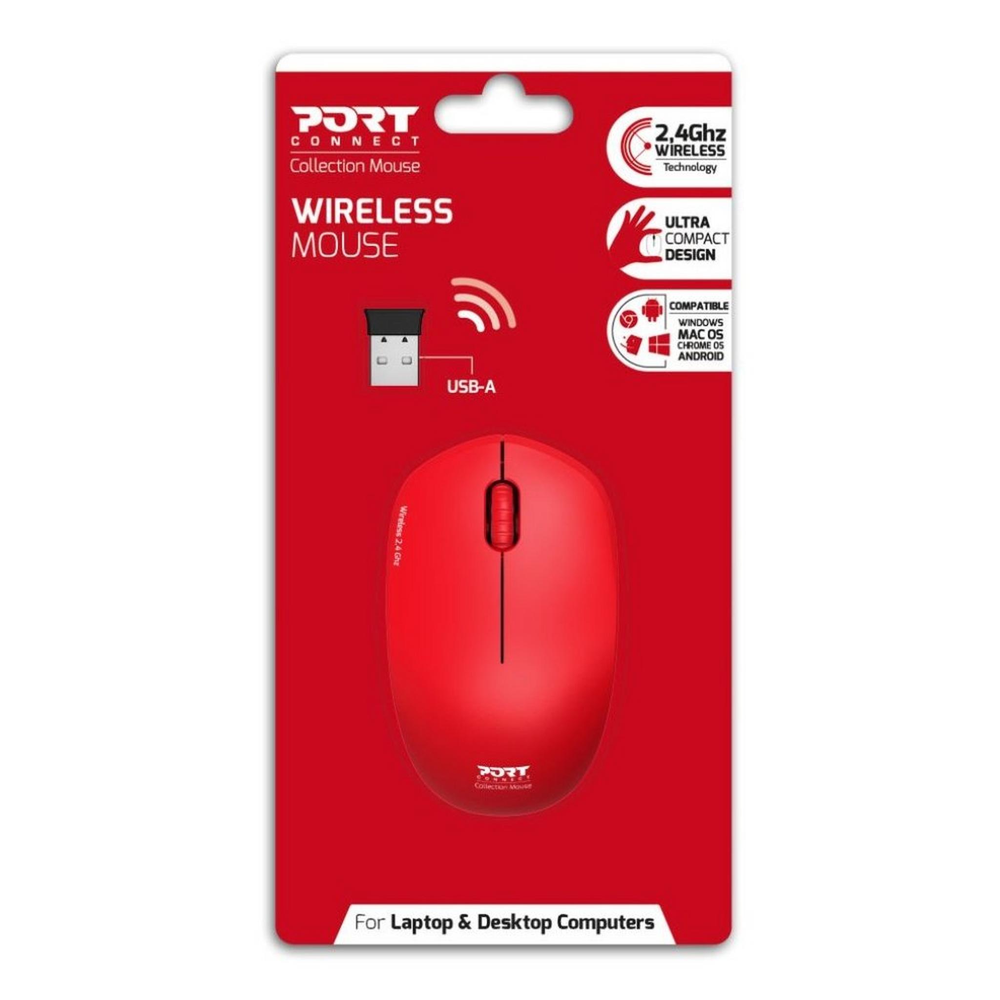 Port Mouse Collection Wireless - Red (900537)