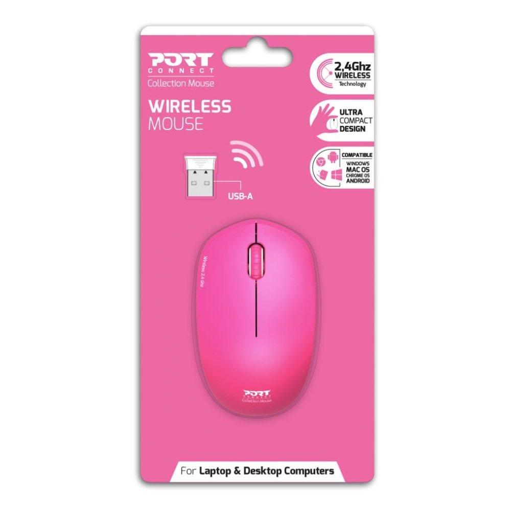 ماوس لاسلكي كوليكشن من بورت - زهري (900538)