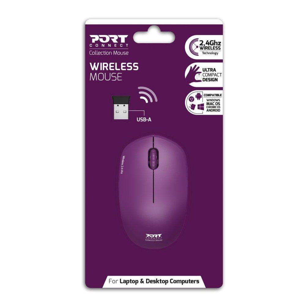ماوس لاسلكي كوليكشن من بورت - بنفسجي (900539)