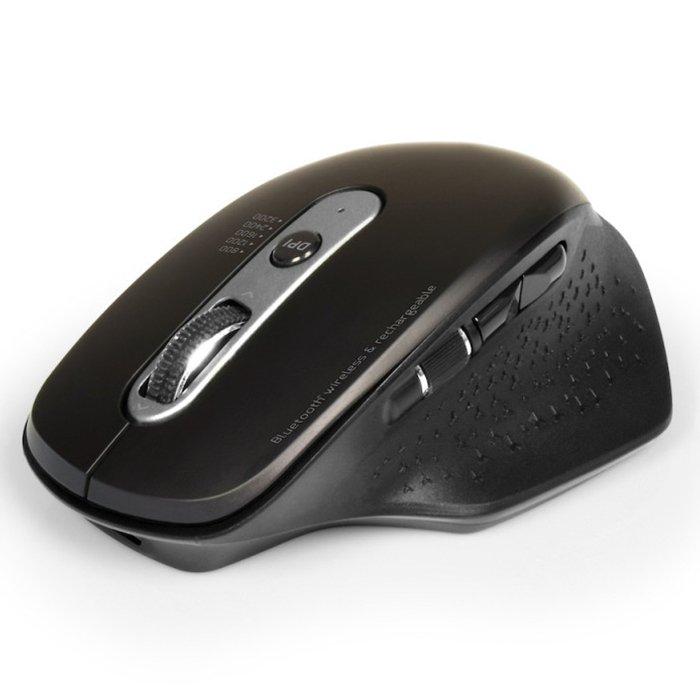 Port Wireless Rechargeable Office Mouse – Black | Xcite
