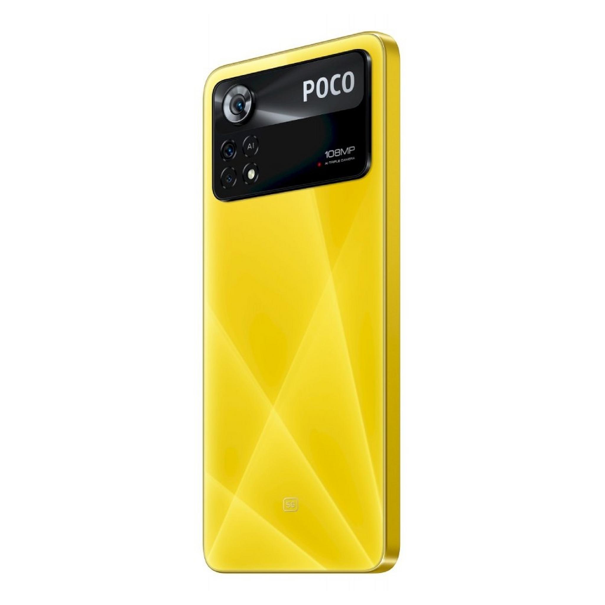 هاتف شاومي بوكو اكس 4 برو 5 جي بسعة 256 جيجابايت - أصفر
