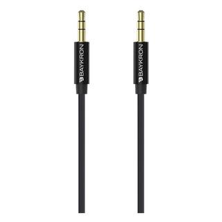 Buy Baykron gold plated smart line 1. 2m cable | 3. 5mm jack to 3. 5mm jack in Saudi Arabia