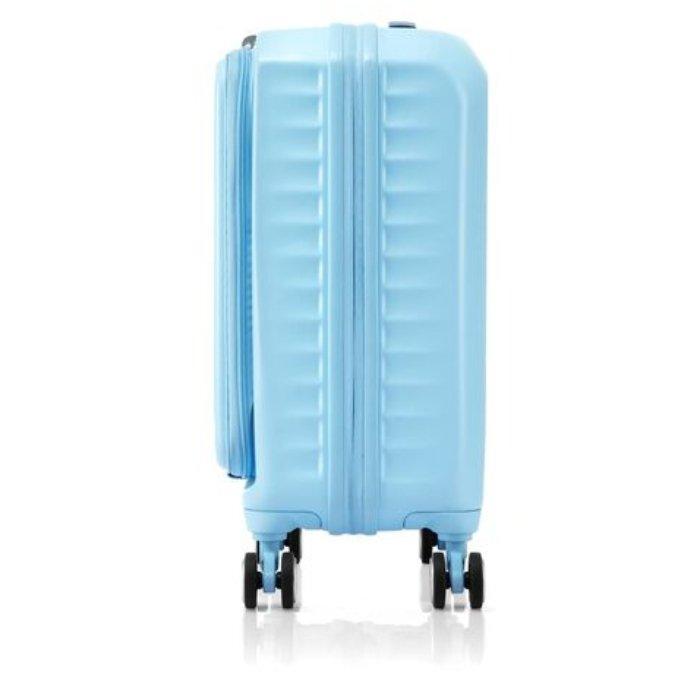 حقيبة سفر أمريكان توريستر فرونتك سبينر 54 سم أزرق