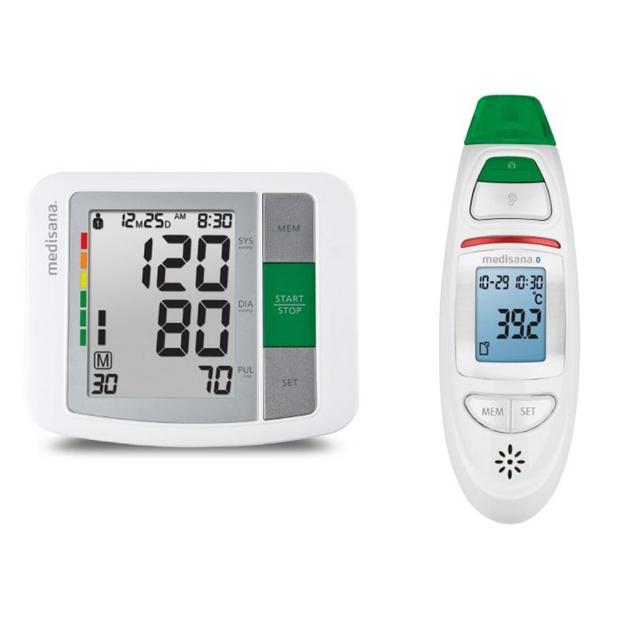 جهاز قياس ضغط الدم + ميزان حرارة من ميديسانا