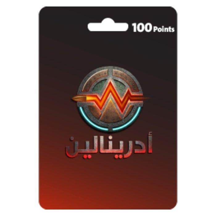 Buy Adrenaline 100 points card in Saudi Arabia