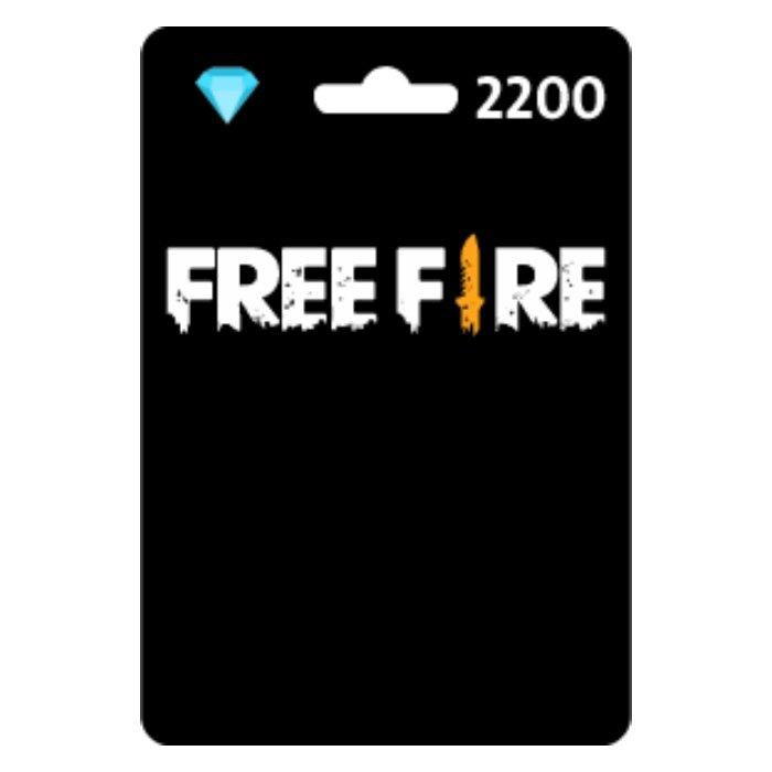 Buy Free fire card - 2200 diamonds in Saudi Arabia