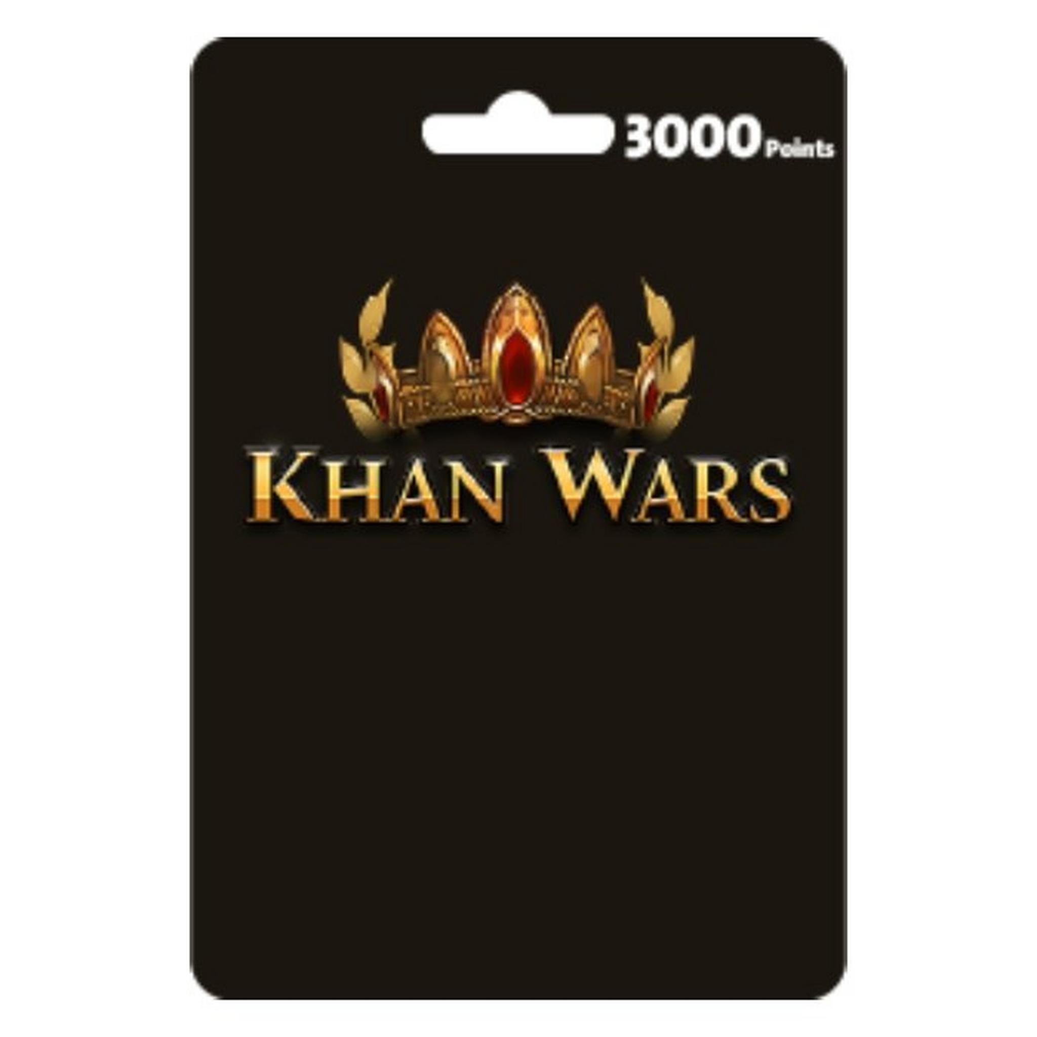 Khan Wars Card - 3000 Coins