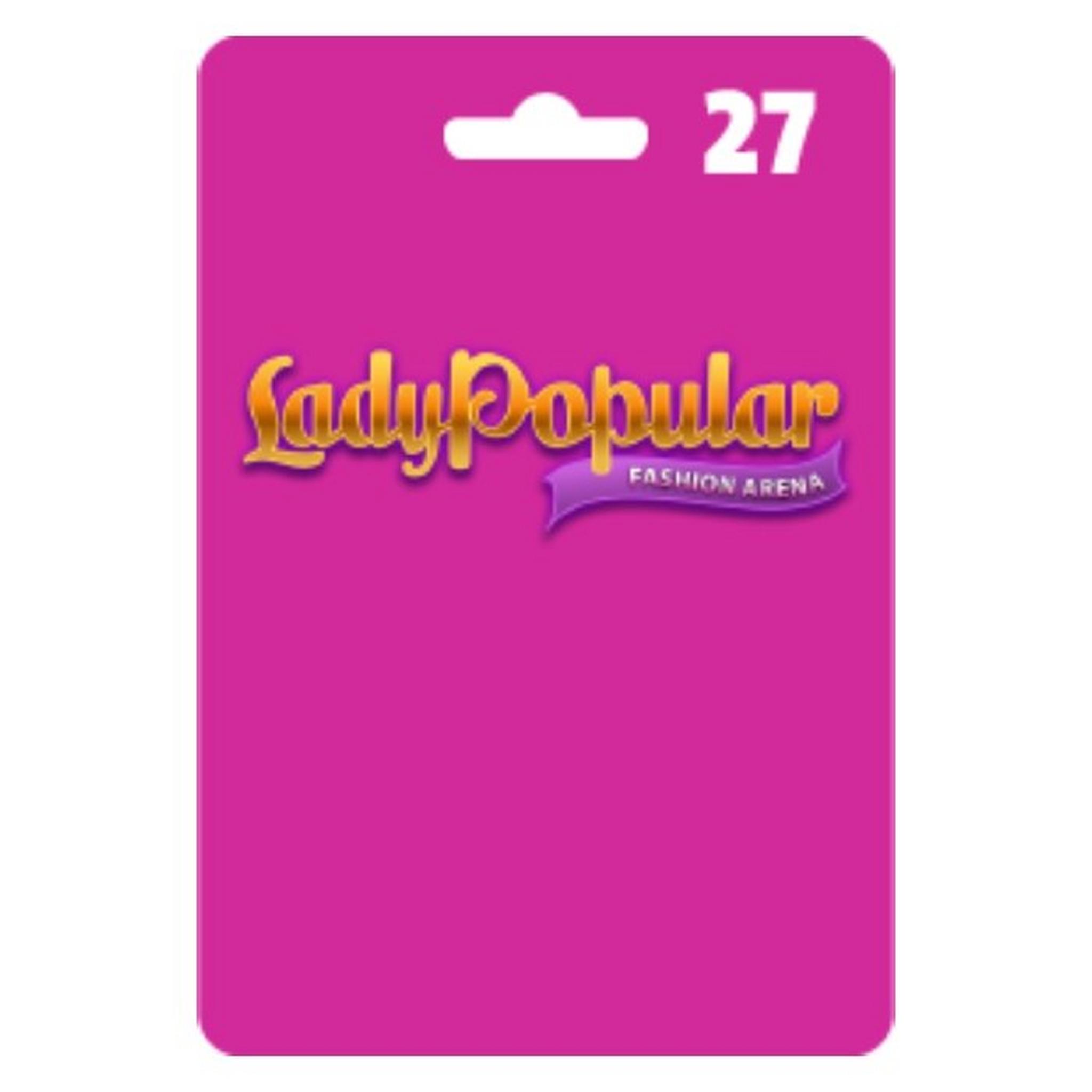 Lady Popular Card 27 Diamonds