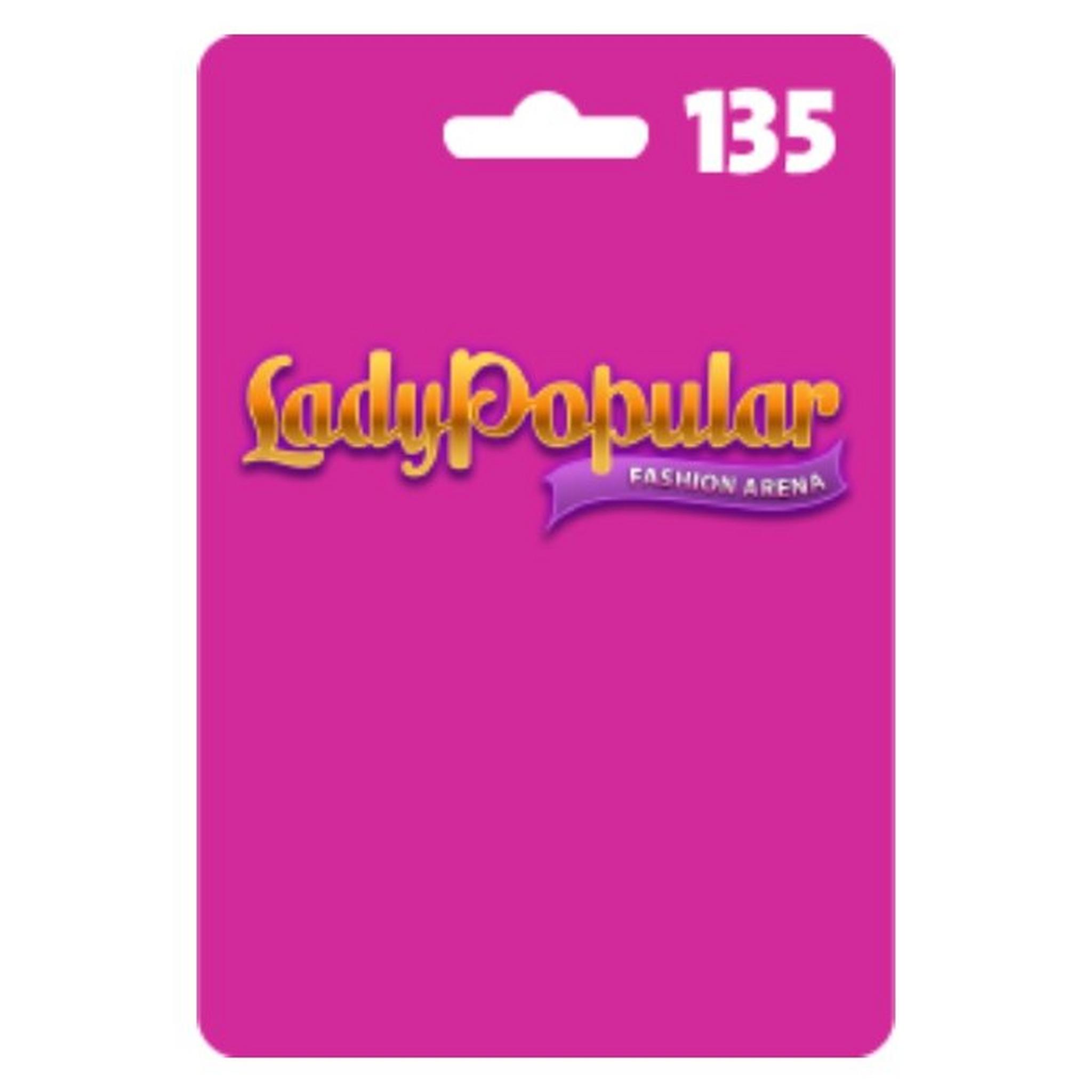 Lady Popular Card 135 Diamonds