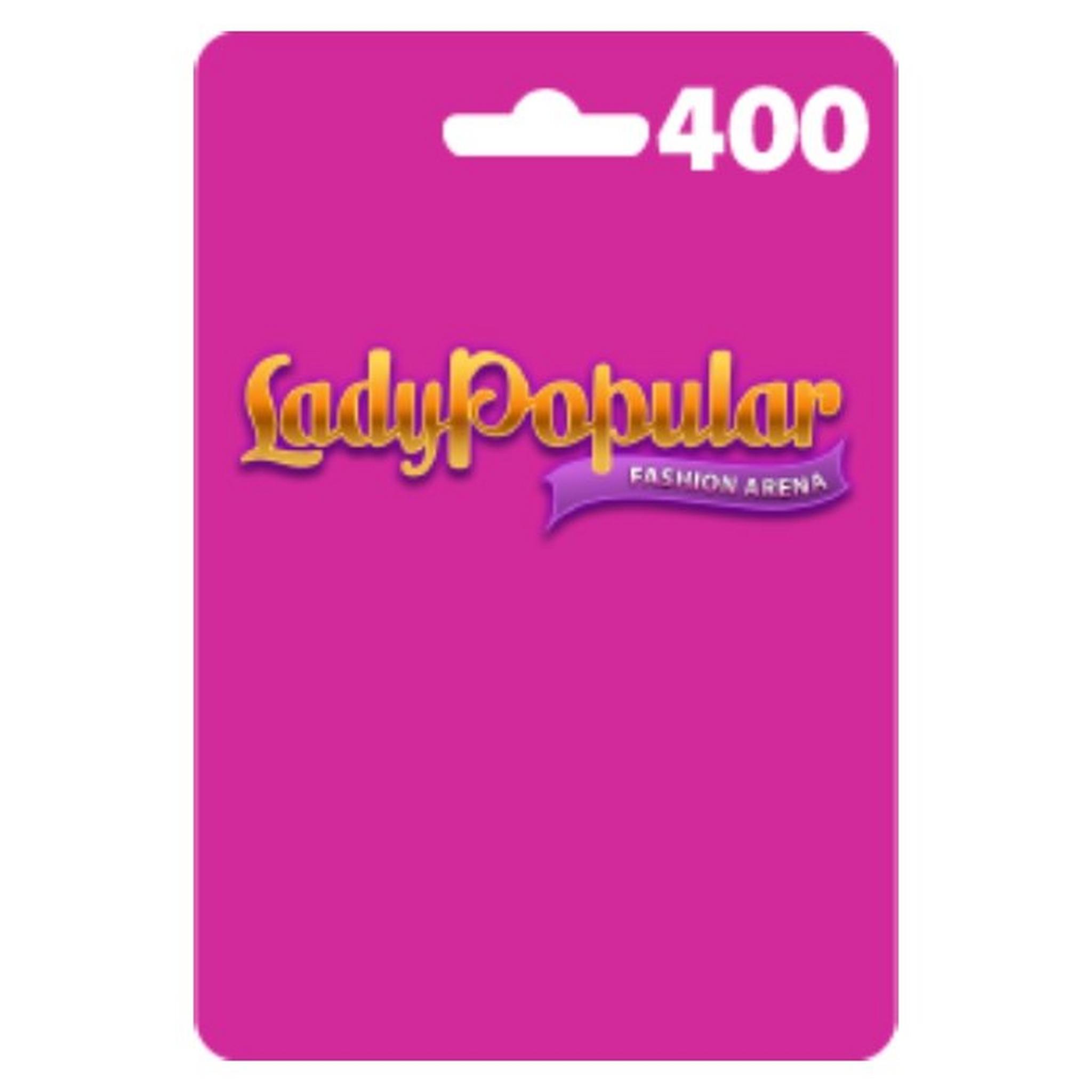Lady Popular Card 400 Diamonds