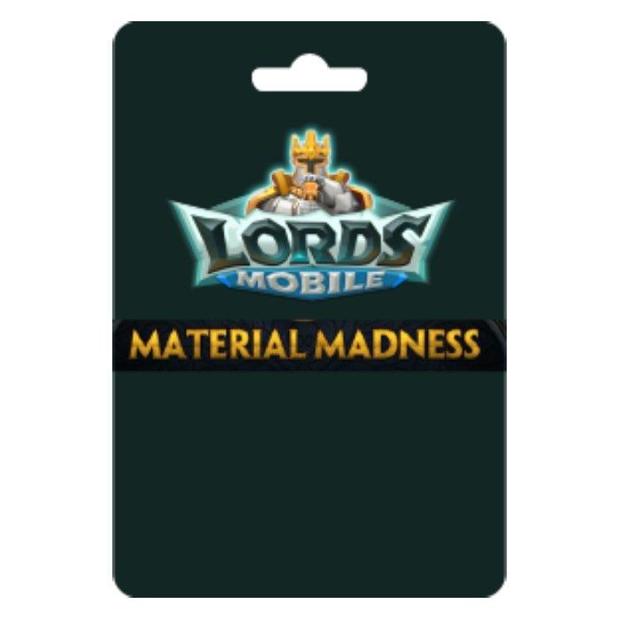 Lords Mobile Card - Material Madness