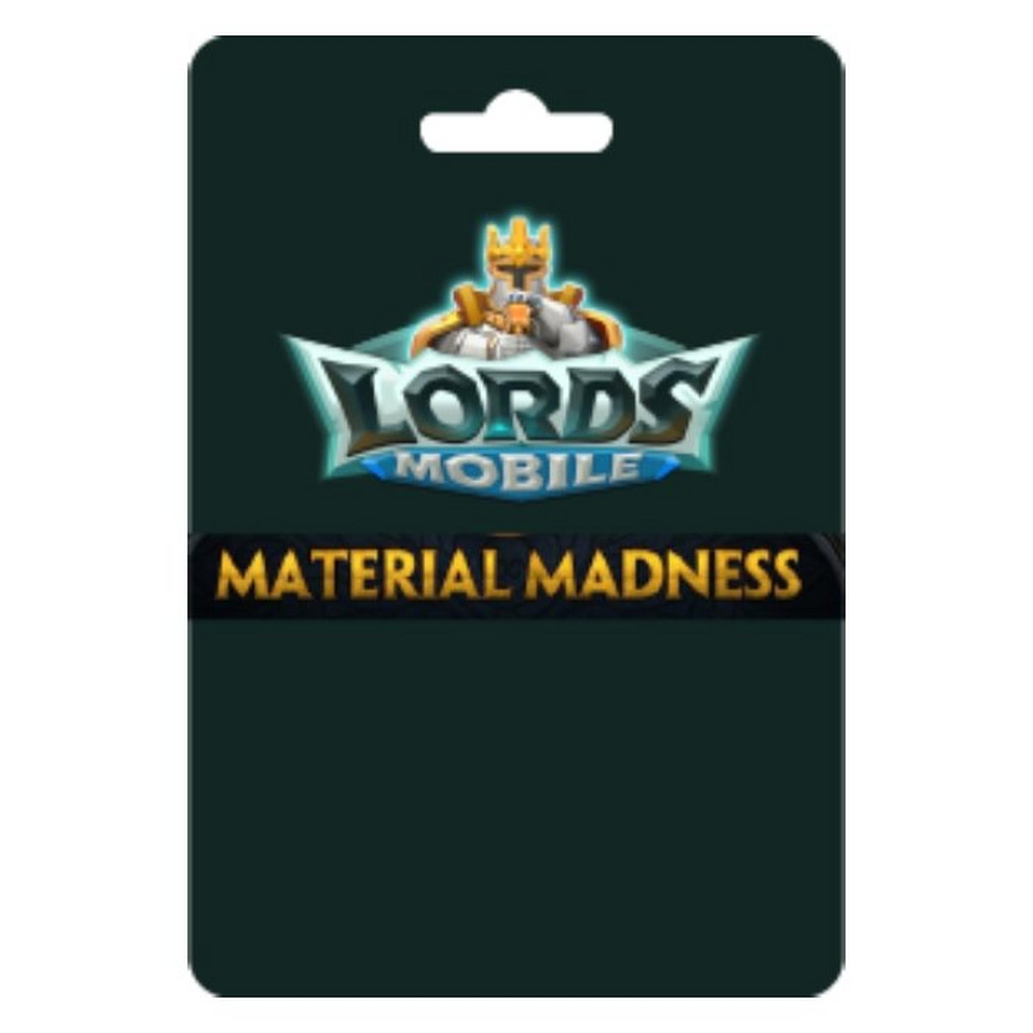 Lords Mobile Card - Material Madness