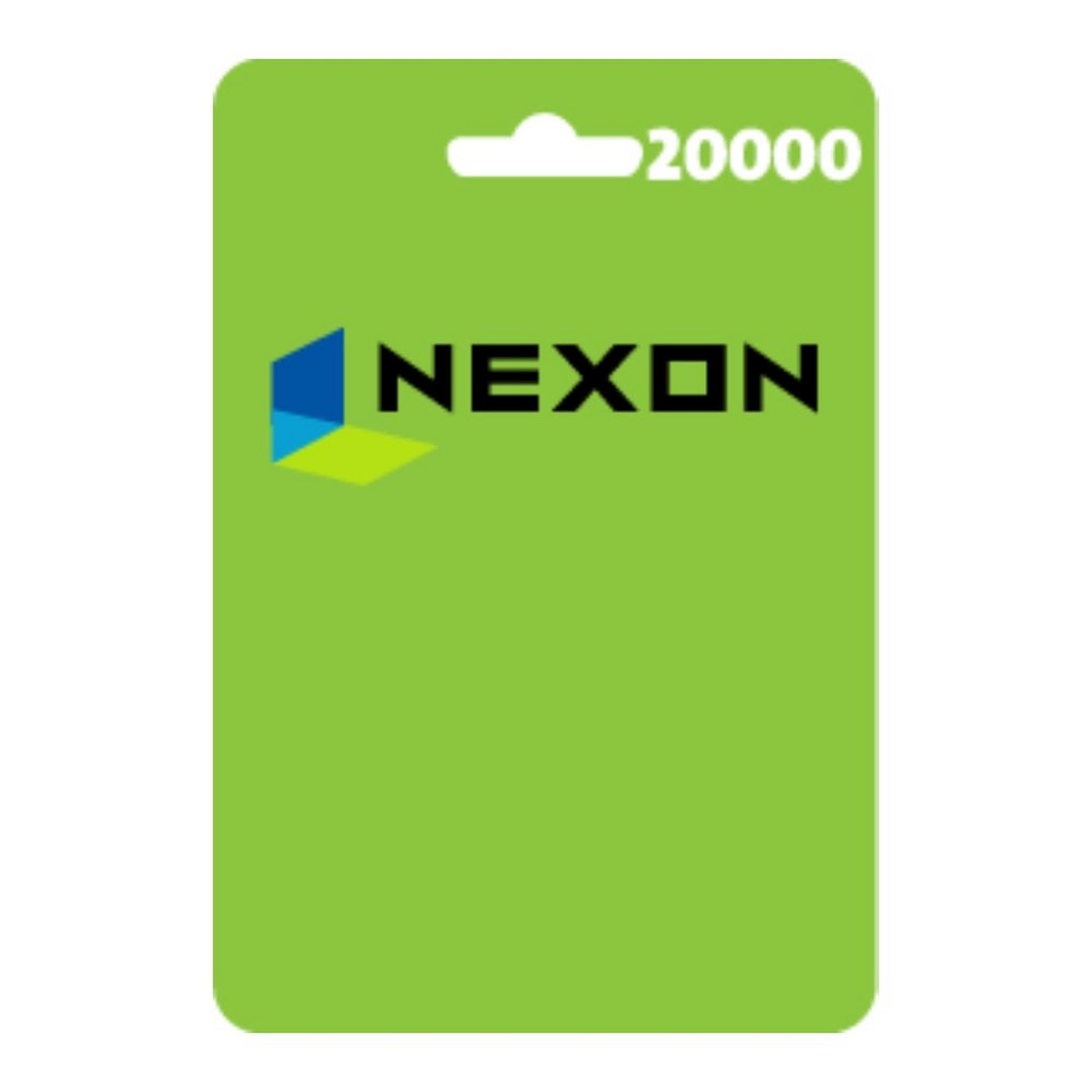بطاقة نيكسون اي يو - 20000  كاش