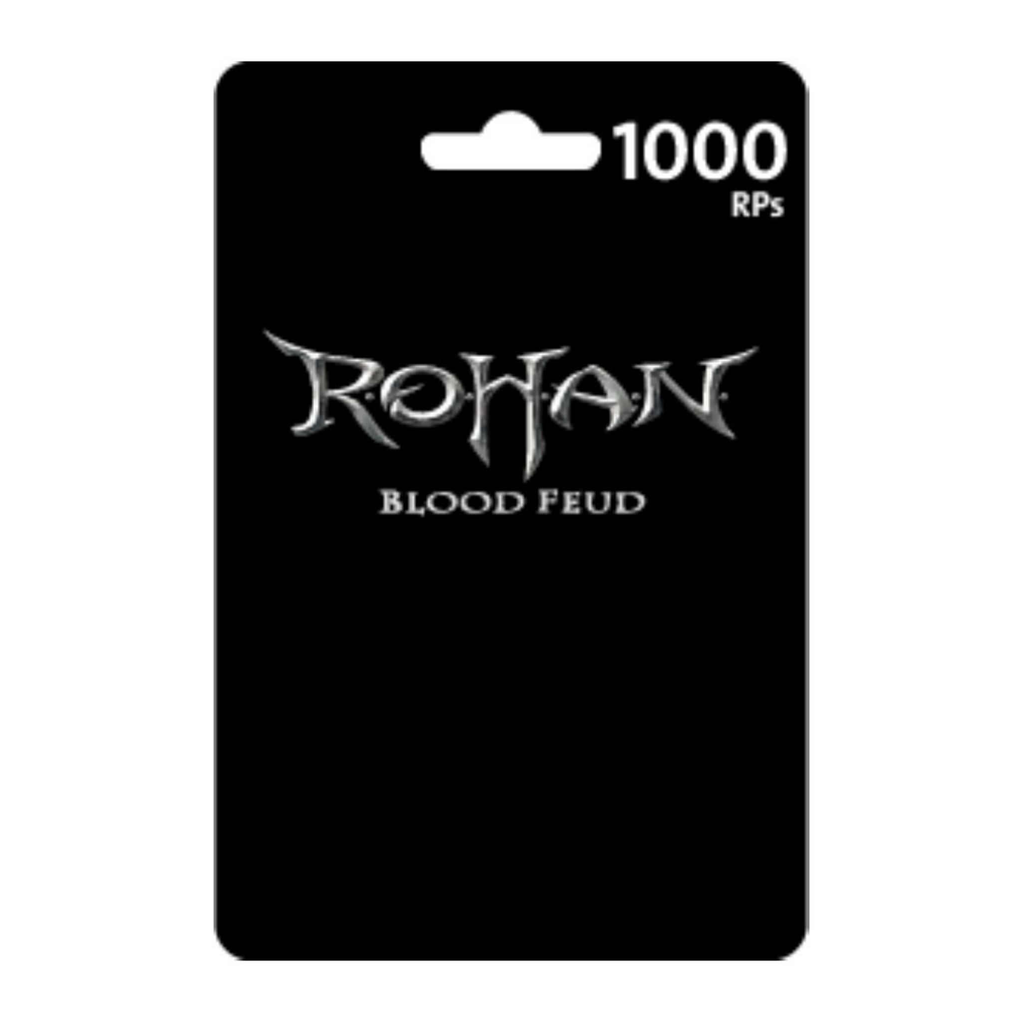Rohan Game Card 1000 Rps