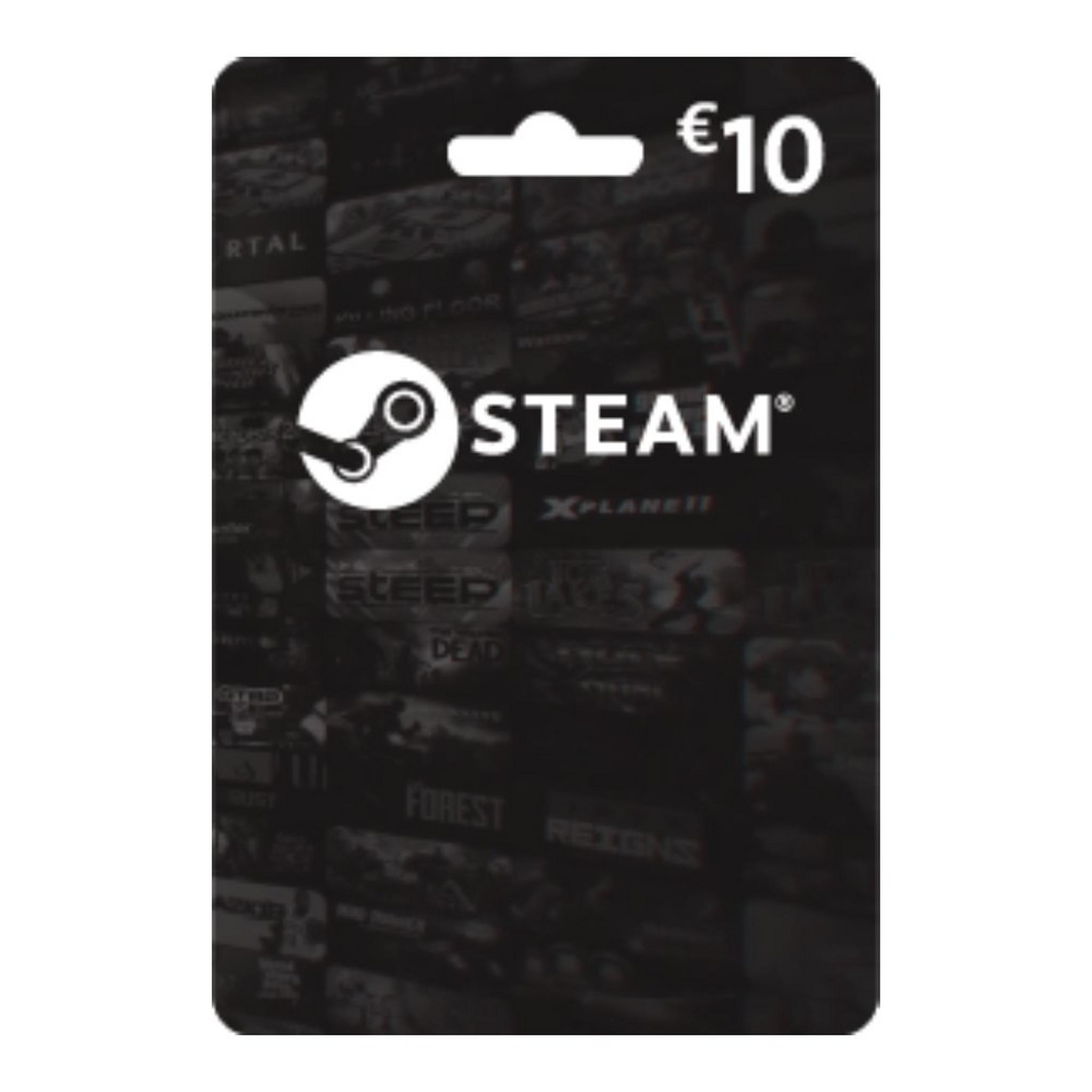 Steam Wallet Card 10 EUR