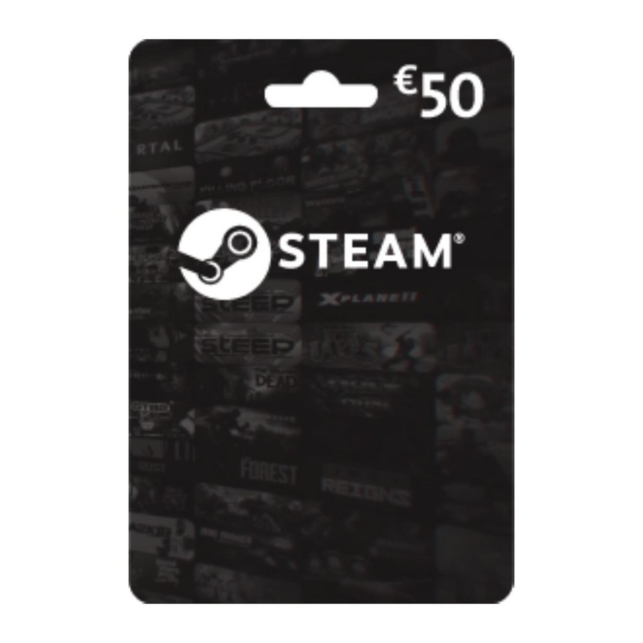 Steam Wallet Card 50 EUR