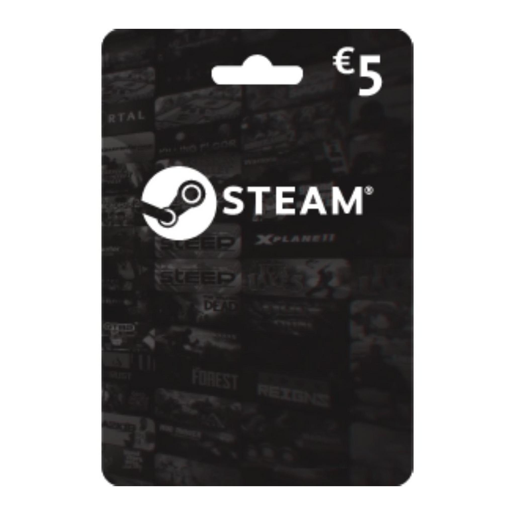 Steam Wallet Card 5 EUR
