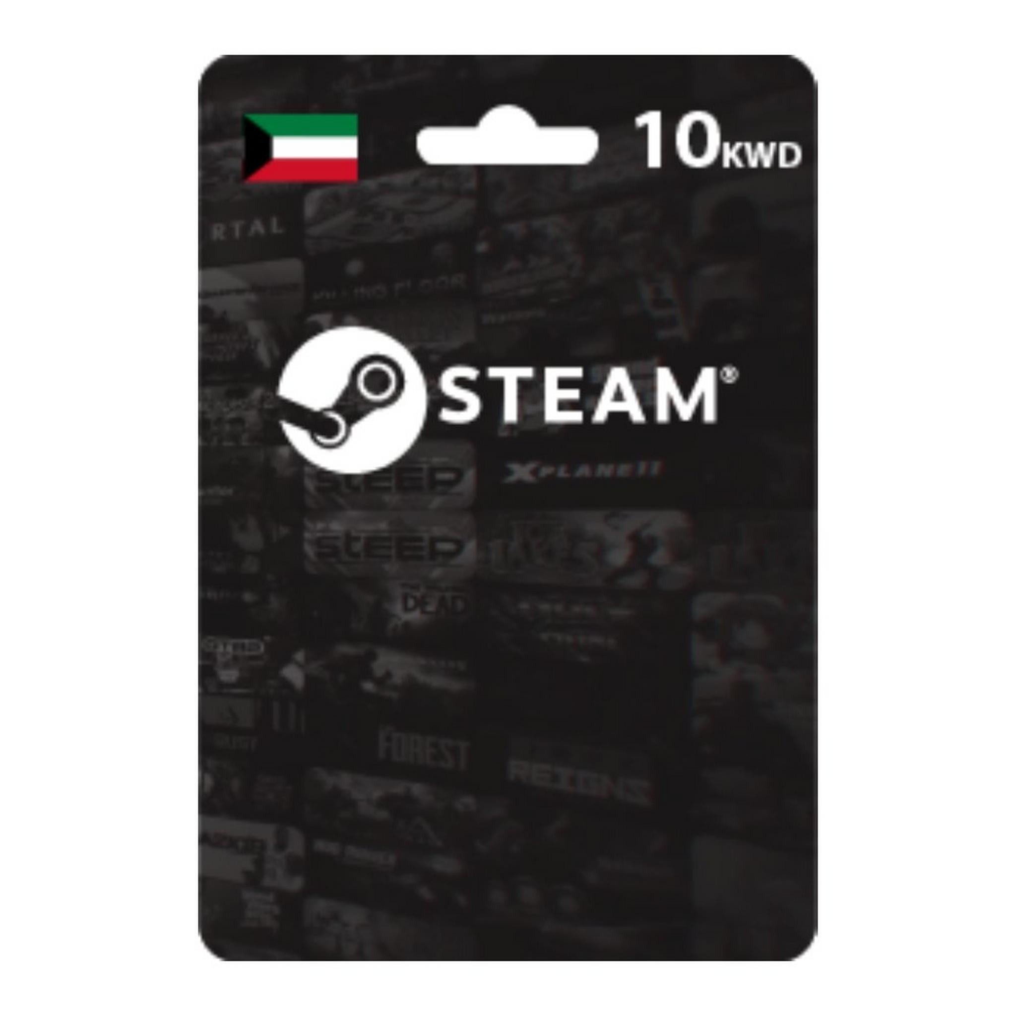 Steam Wallet Card 10 KWD