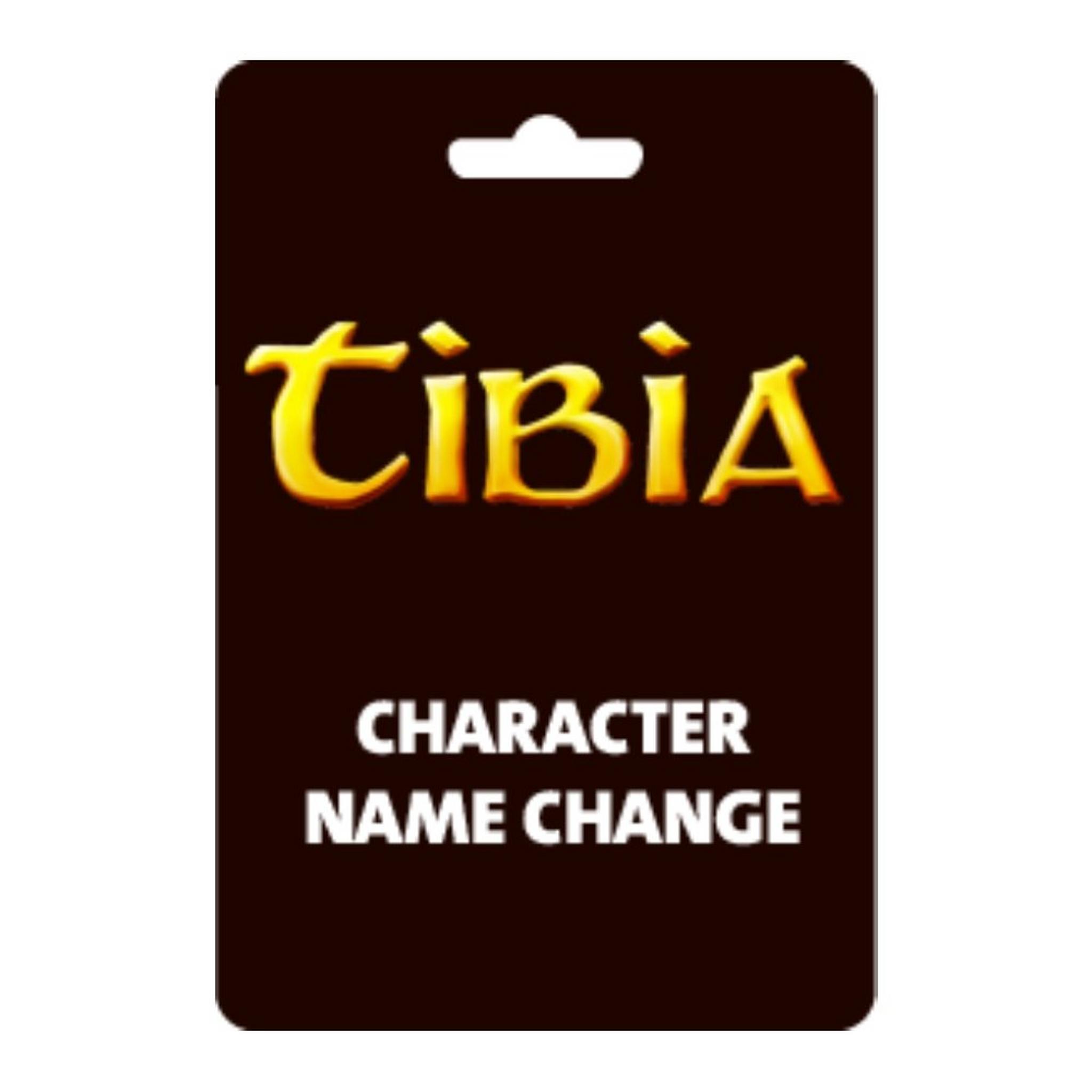 Tibia Character Name Change