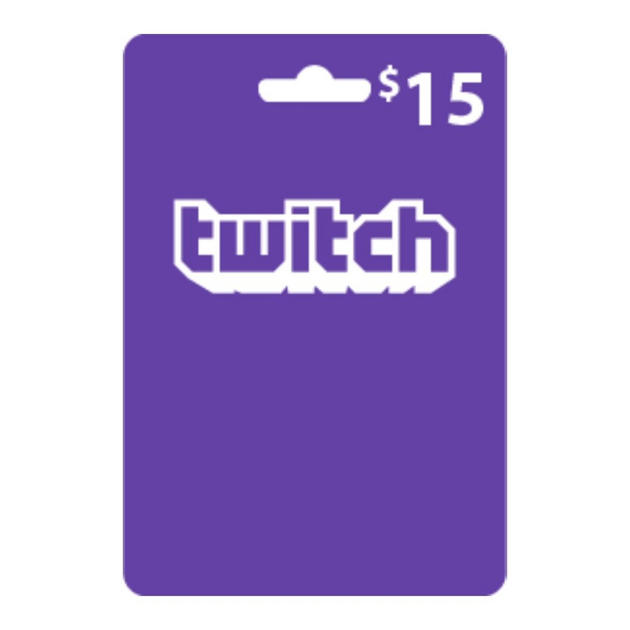 Twitch Card $15