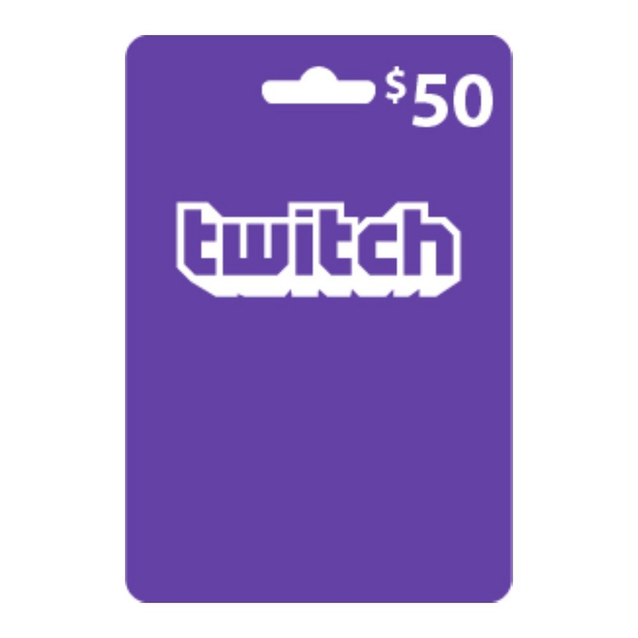 Twitch Card $50