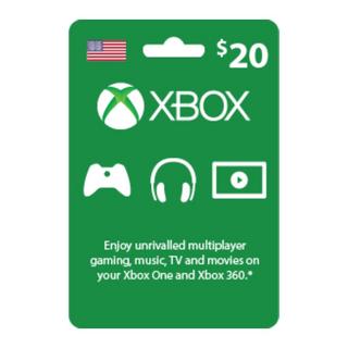 XBOX Live US Gift Card USD 20