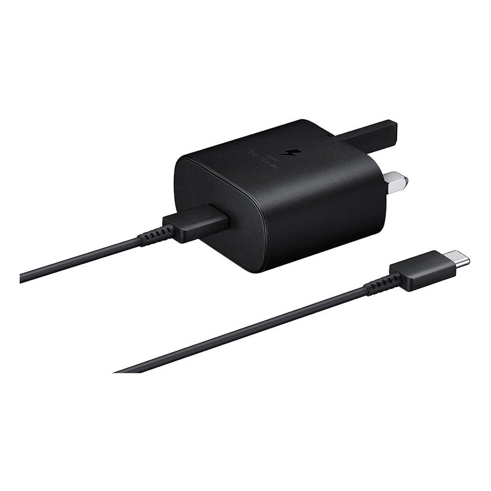 Samsung 25W Wall Charger with Type C Cable - Black