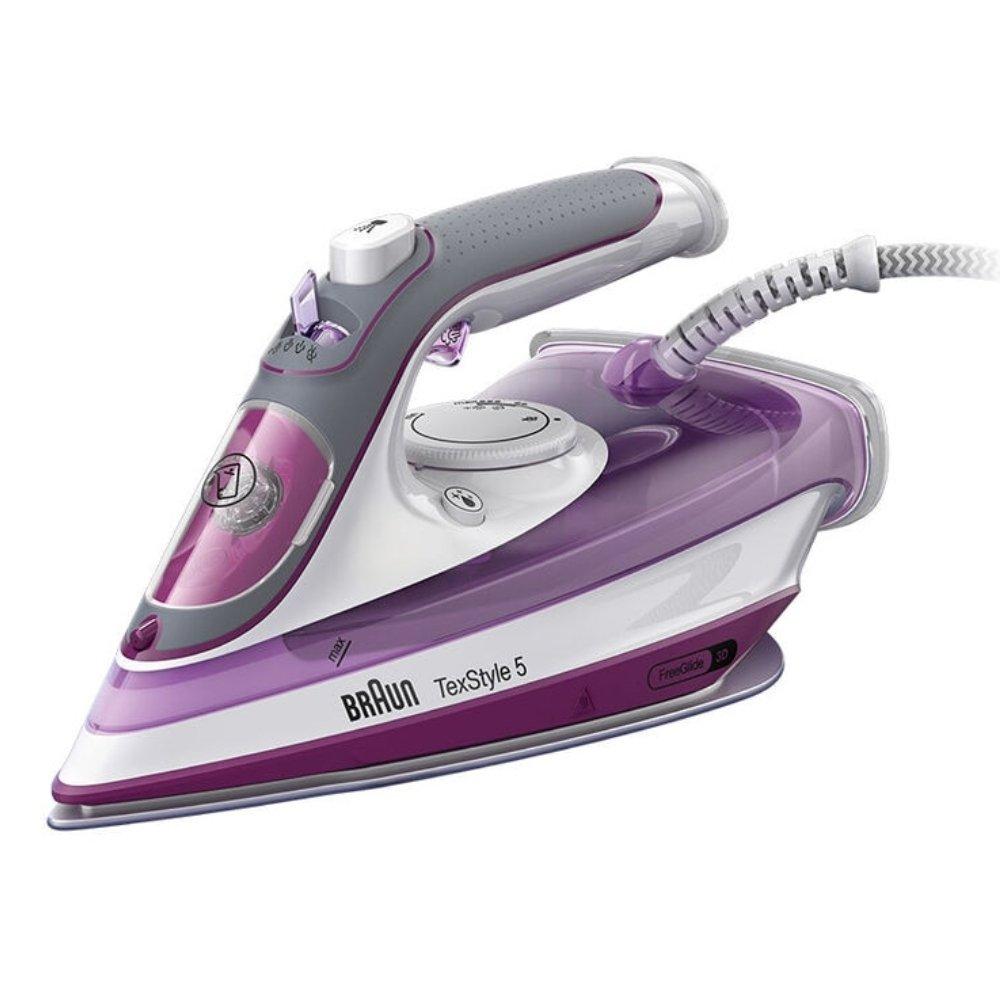 Buy Braun steam iron, 300ml, 2700w, si5037vi - violet in Saudi Arabia