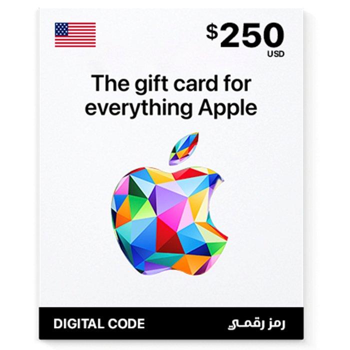 Buy Apple app store & itunes gift card $250 in Kuwait