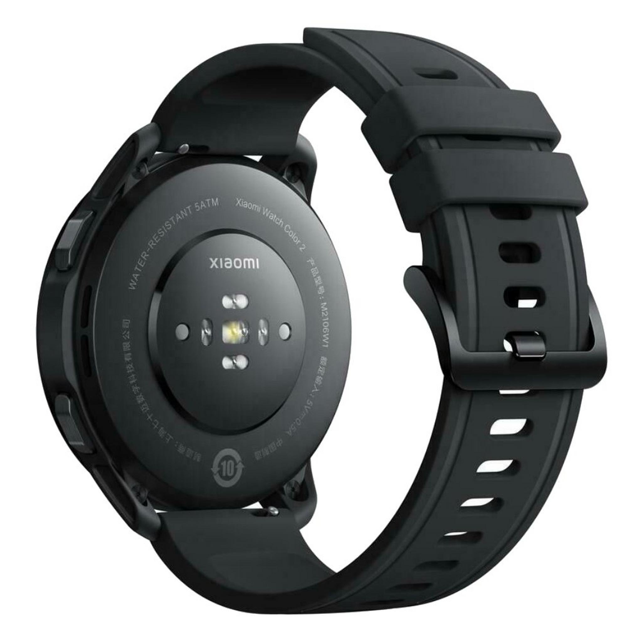 Xiaomi Watch S1 Active GL, 46mm, Aluminum body, Silicon Strap - Space Black