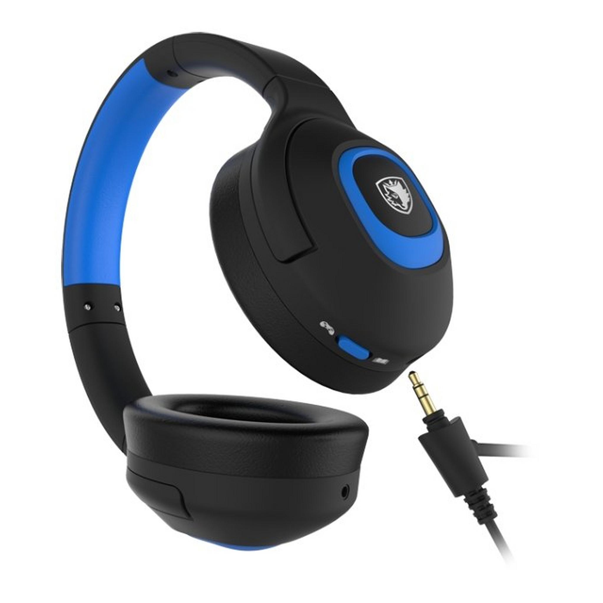 Sades Shaman Gaming Headset - Blue