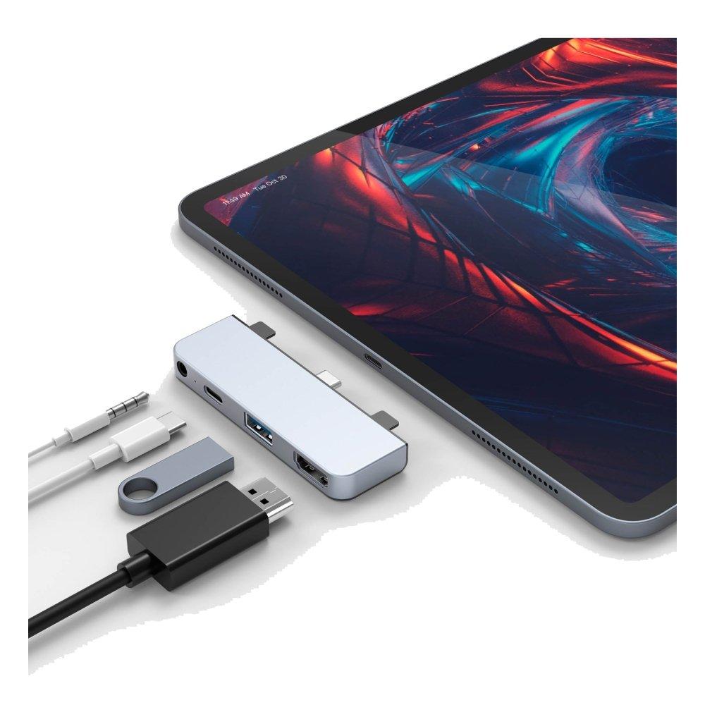 Hyper HyperDrive 4-in-1 USB-C Hub for iPad - Silver