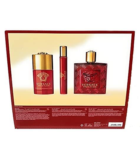 Versace Eros Flame + 10ml Travel Spray + Deodorant 75ml Set Price
