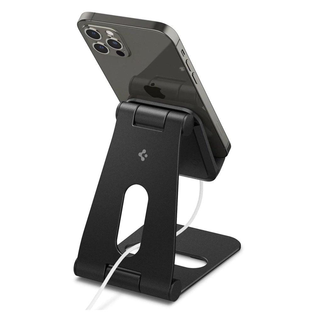 Spigen S311 iPhone Charger Stand Black Price in Kuwait Xcite