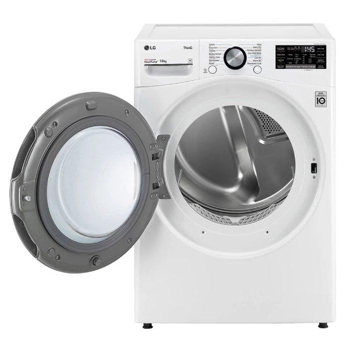 سعر LG Dryer Heat Pump 16 kg (RH16U8AVCW) white في الكويت اكسايت