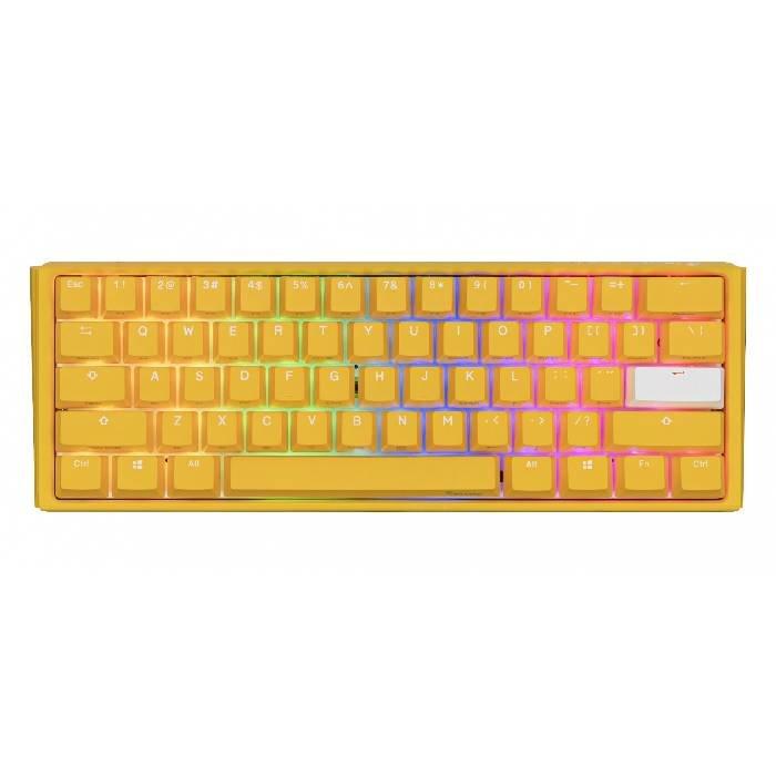 Ducky One 3 Mini Mechanical Keyboard, RGB Backlit, DKON2161ST – Yellow