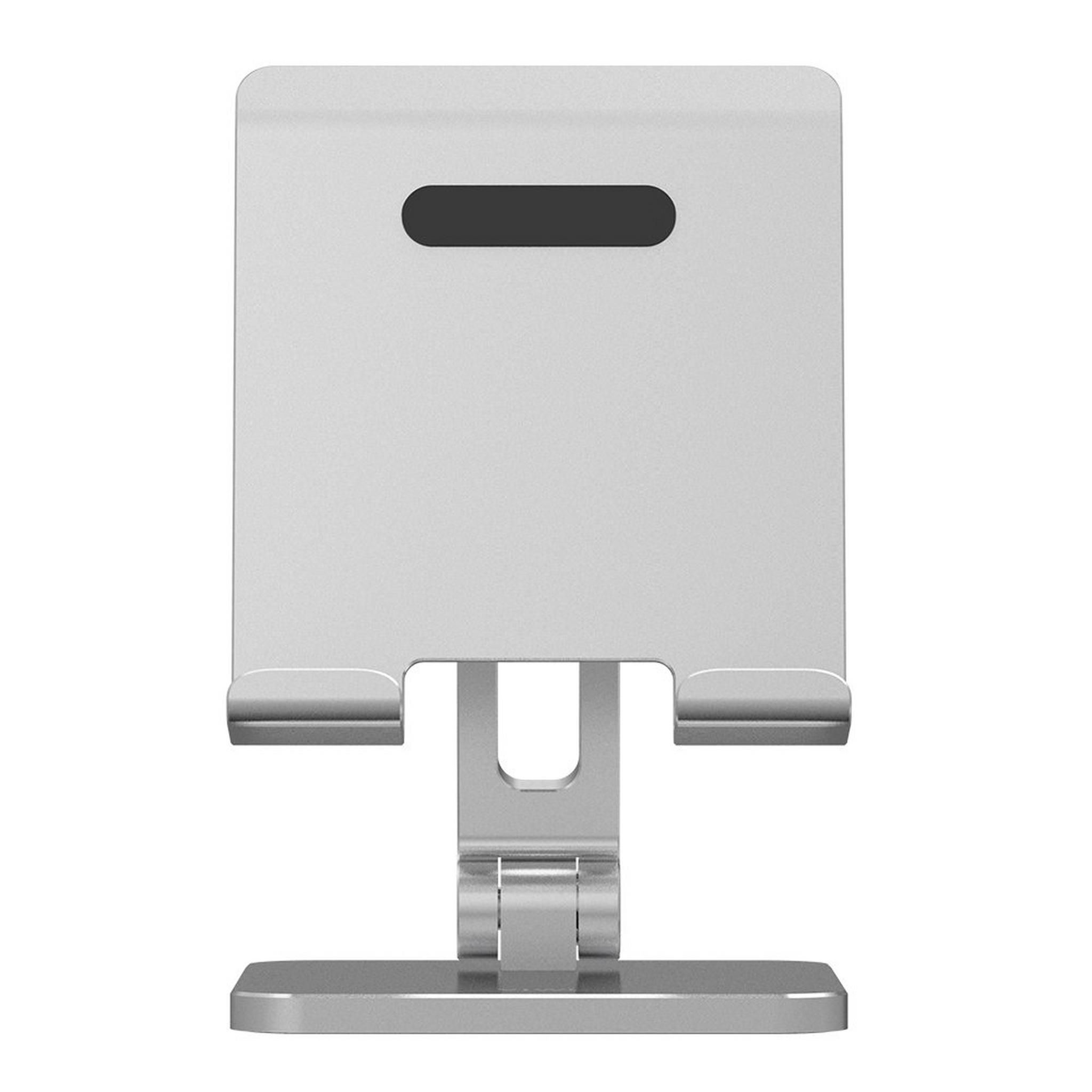 WiWU Adjustable Big Desktop Stand for Phone and Tablet – Silver (ZM305)