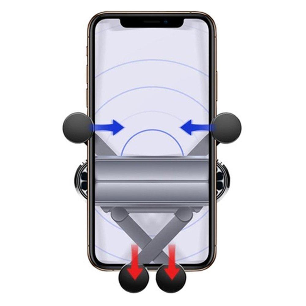 WIWU PL100 Mini Gravity Invisible Car Bracket Air Vent Mount Phone Car Stands