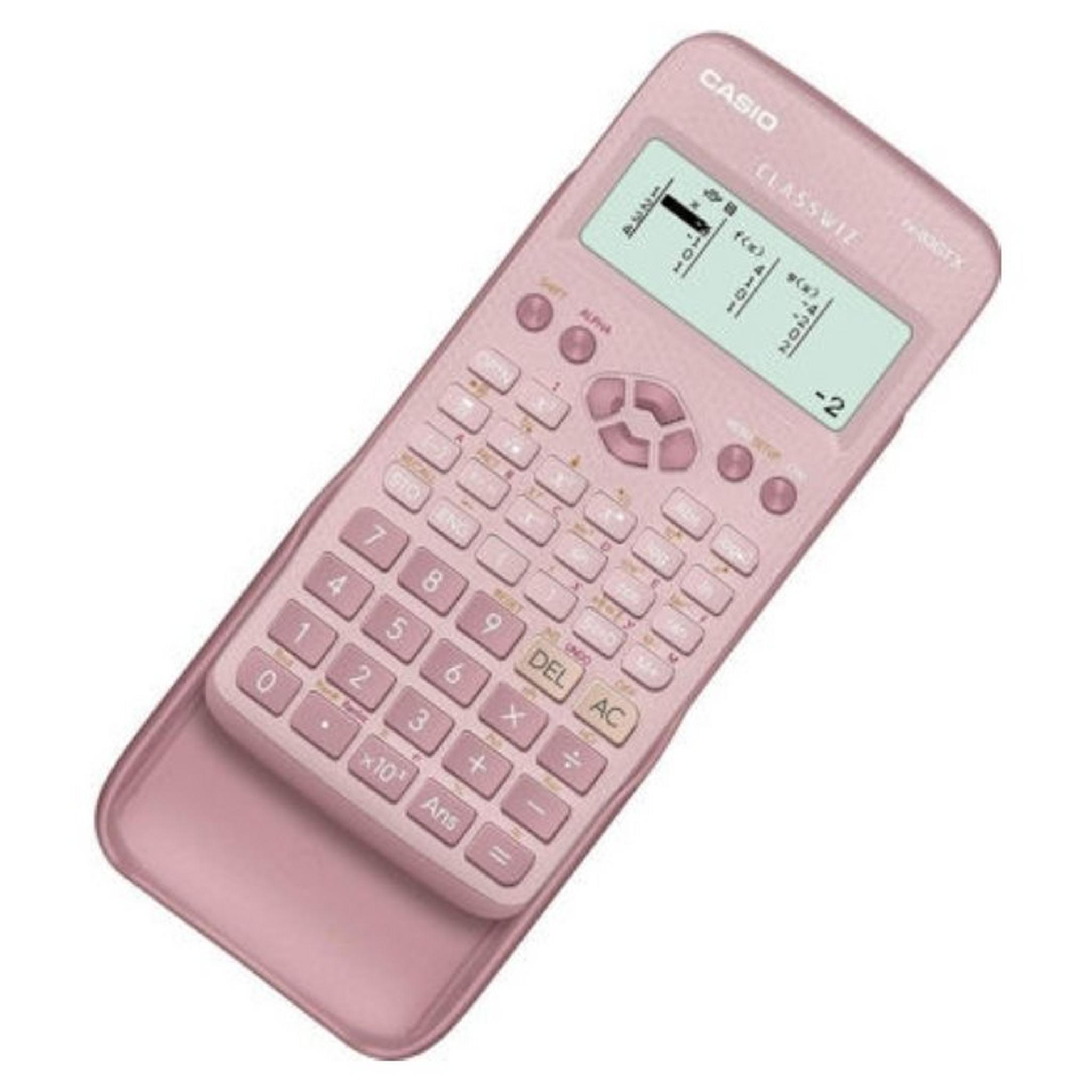آلة حاسبة علمية قياسية من كاسيو باللون الوردي (FX-991EX-PK)
