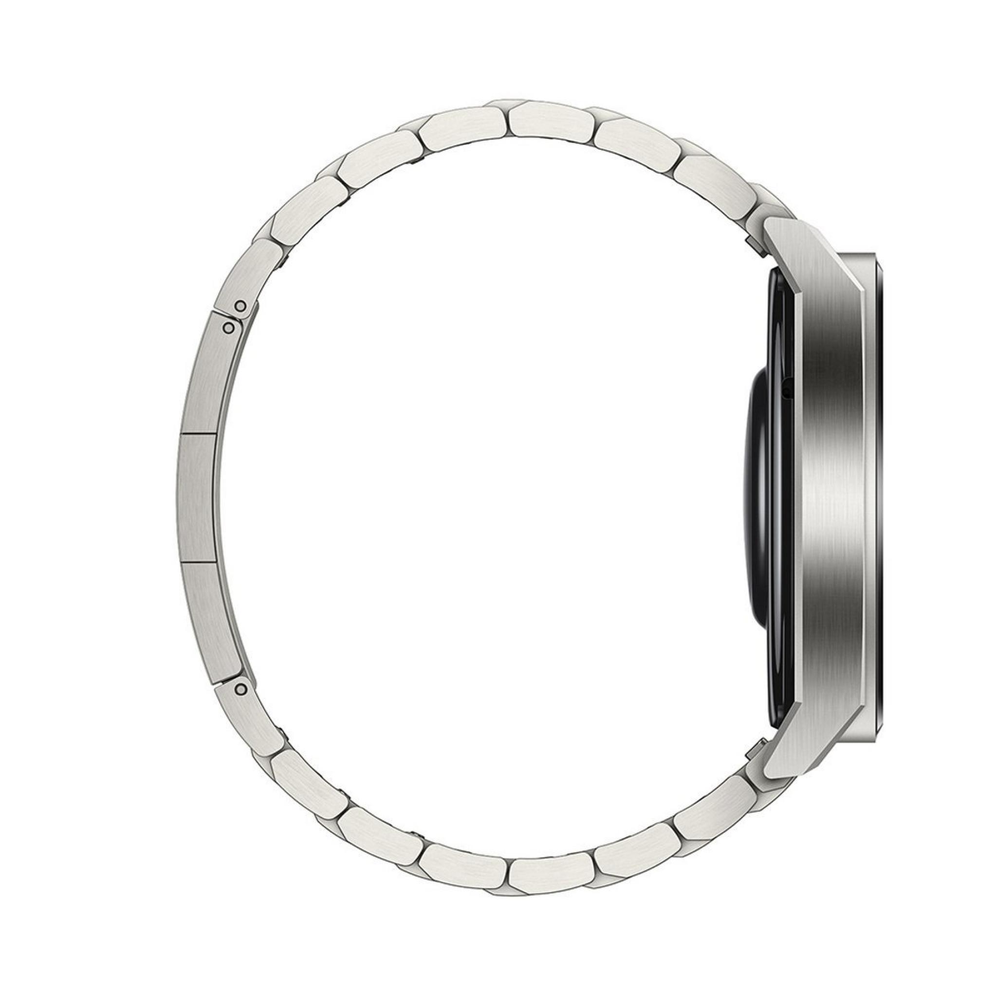 Huawei GT 3 Odin Pro Smart Watch, 46mm, Titanium Steel body, Titanium Strap - Silver